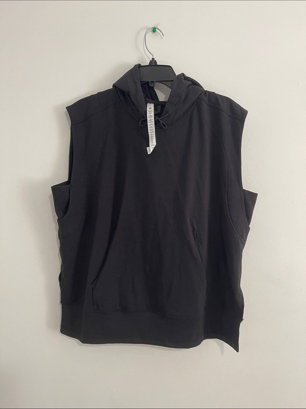 lululemon athletica Black Sleeveless Hoodie
